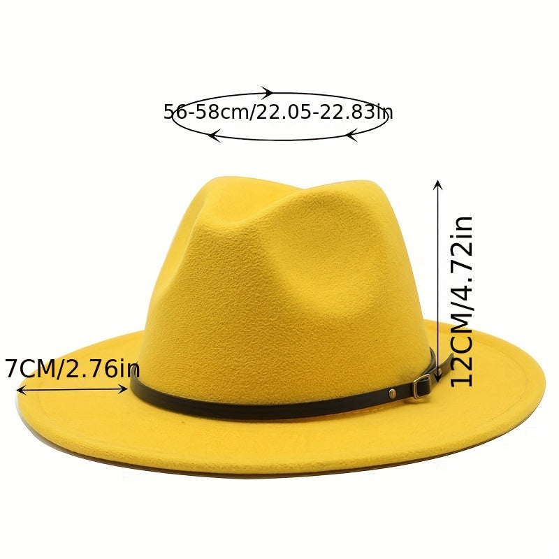 Retro Breathable Fedora Cap for Men and Women