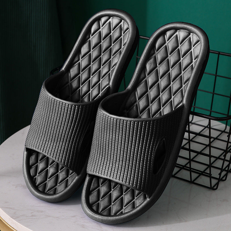 Men's Non Slip Slides Lightweight Open Toe Quick Dry Slippers