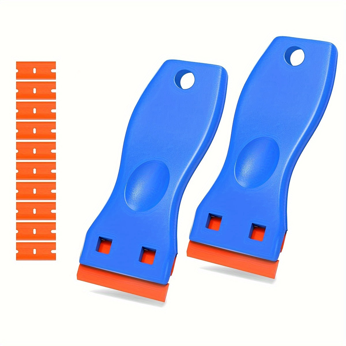 Plastic Razor Blades Scraper Tool - Paint Remover with Blades Kit