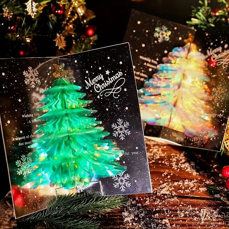 3D Christmas Greeting Card Creative Gift Tree Card