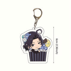 Cartoon Keychain Pendant Anime Figure Key Chain Pendant Bag Accessories
