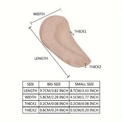 2pcs Arch Support Insole For Valgus Splayfoot, Order Size Up