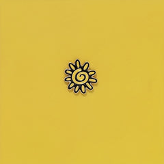 Small Sun Metal Badge Enamel Pin