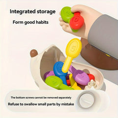 Hedgehog Educational Toy Number Matching Vibrant Colors