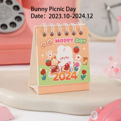Tiny Cartoon Desk Calendar October - December