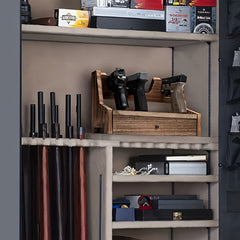 Wood Rack with Drawer for Storing Accessories