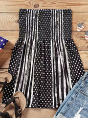 Shirred Tube Top Summer Women's Clothing