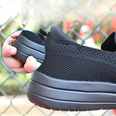 Men's Slip On Sneakers Comfy Non Slip Casual Soft Sole Shoes
