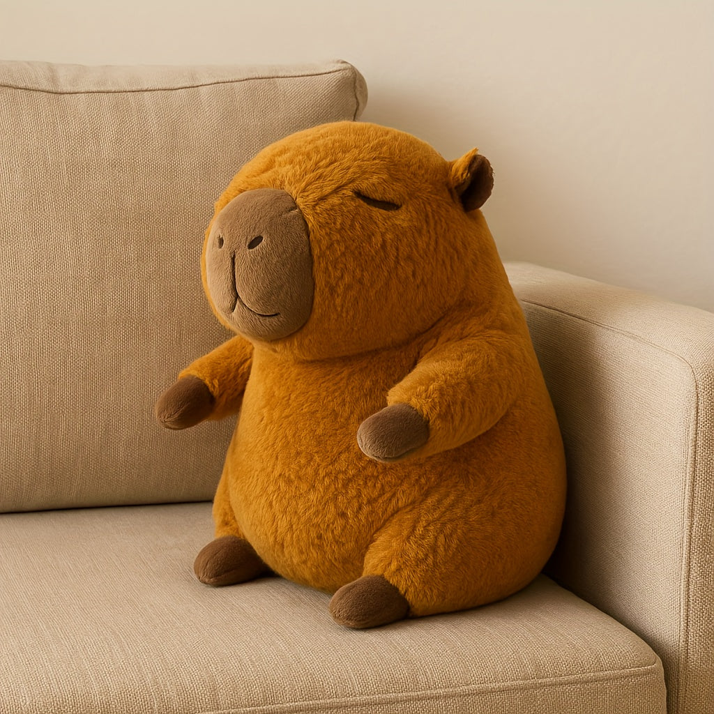 Soft Capybara Plush Stuffed Puppet for Kids Party Gift