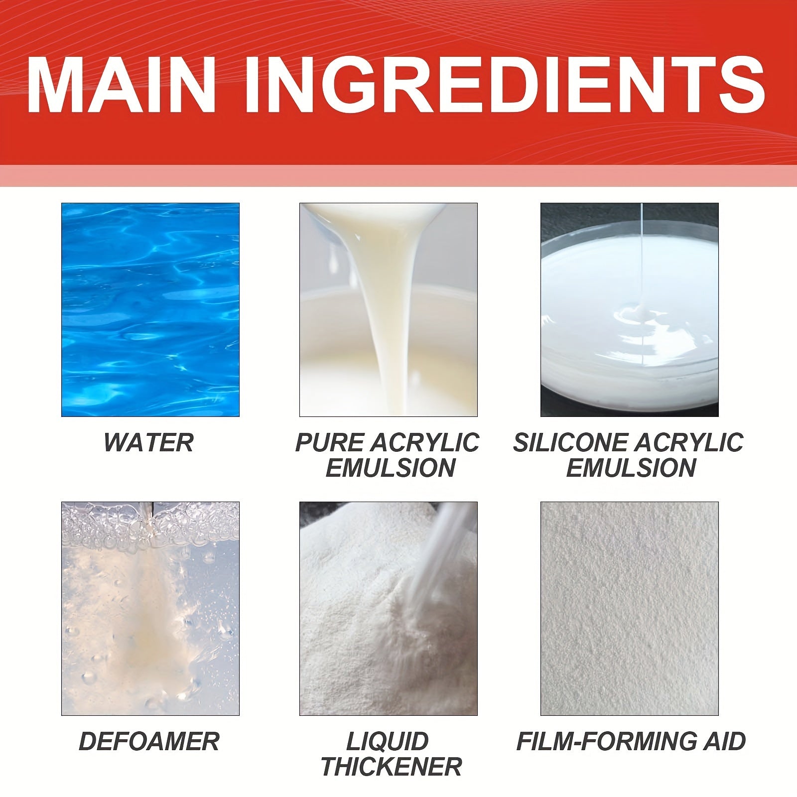 Transparent Waterproof Glue for Roof Bathroom Kitchen