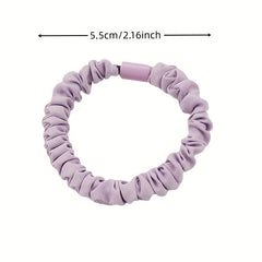 Skinny Scrunchies Soft Elastic Set for Women Girls Hair Accessories