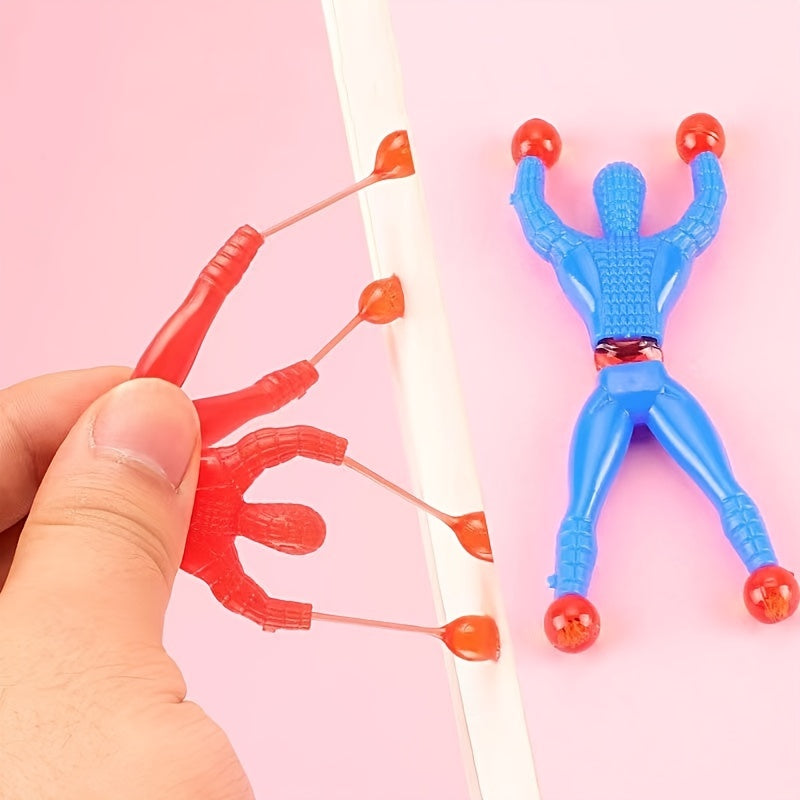 10pcs Wall Climbing Toys Stress Relief Sticky Tricky Toys