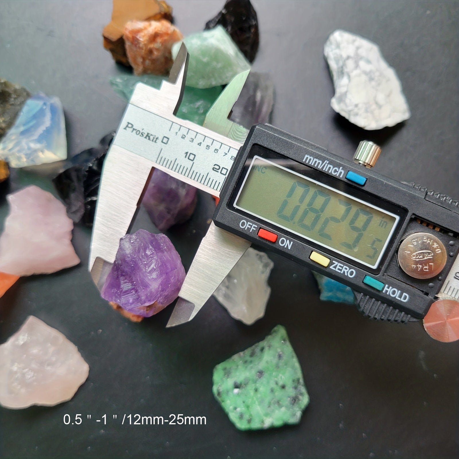 100g Mixed Natural Rough Stones for Tumbling, Polishing, Healing