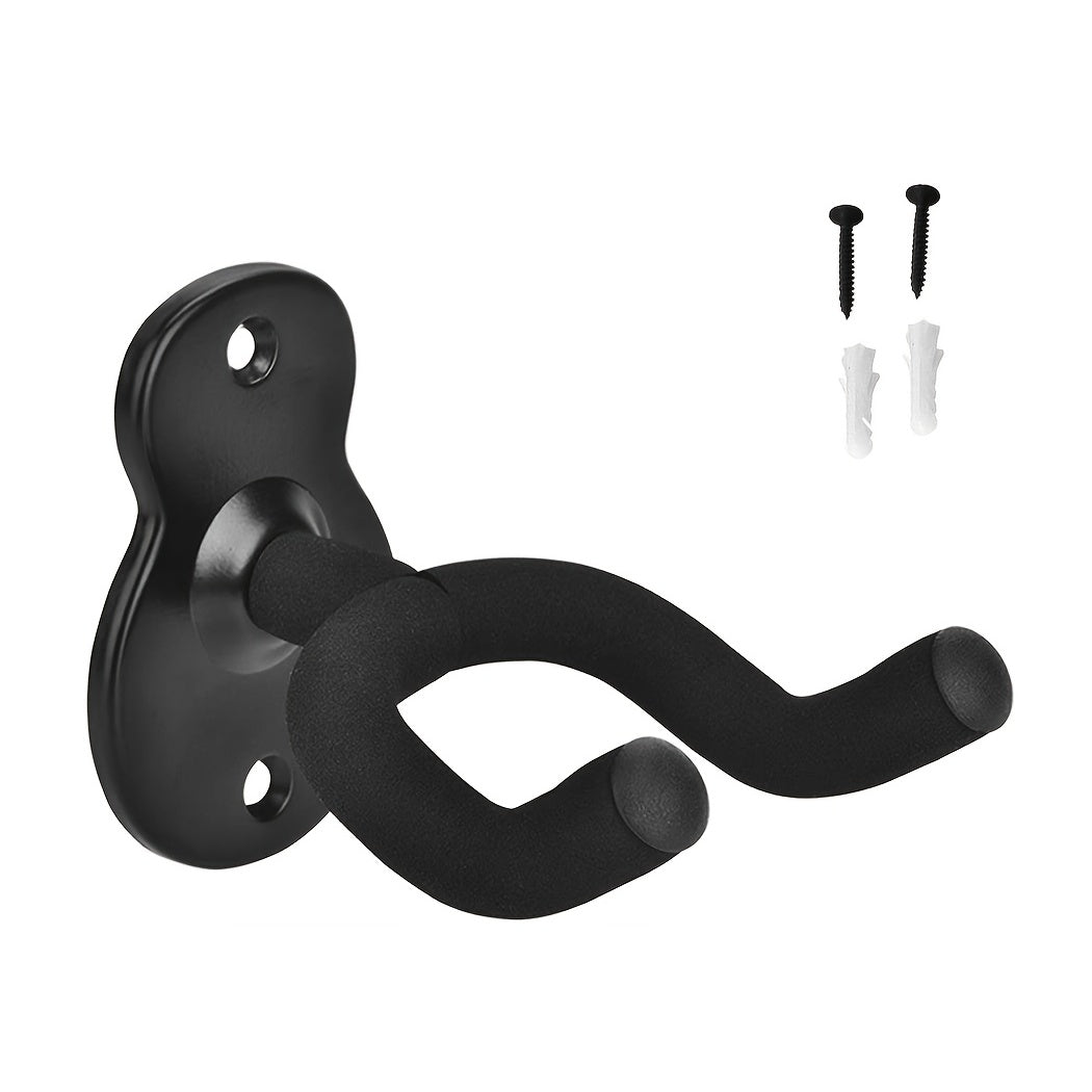 Wall Mounted Guitar Hanger for Secure Guitar Storage