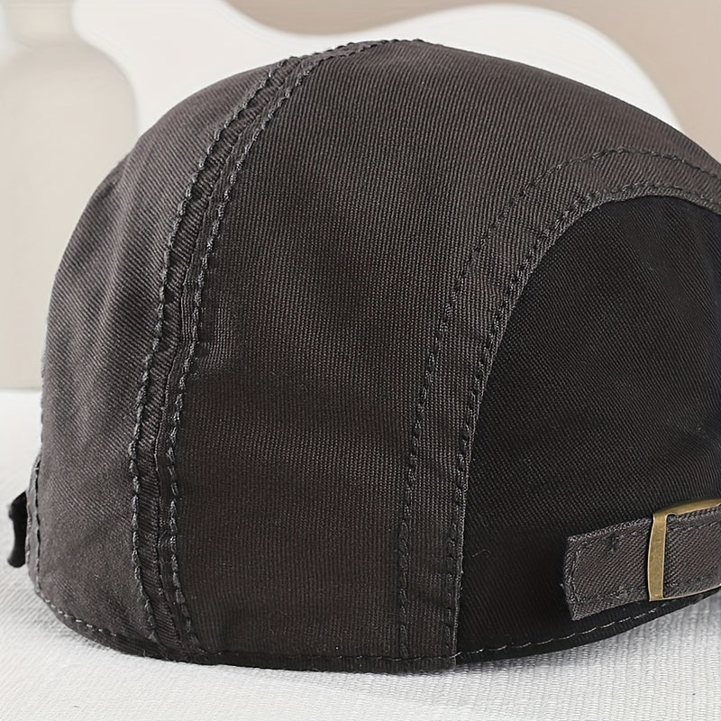 Embroidery Beret Men's Skull Cap Outdoor Leisure Sun Hat