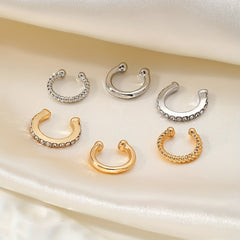3-Piece Rhinestone Ear Cuff Set Sexy Style Alloy Jewelry