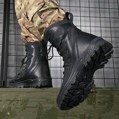 Men's High Top Tactical Work Boots Non Slip Durable Outdoor Hiking Boots