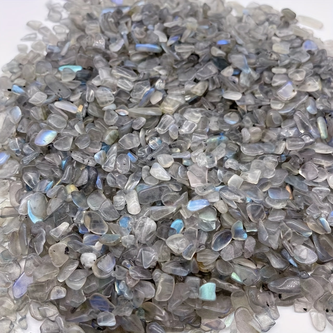 Natural Labradorite Chips Crystal Crushed Stones Healing Quartz