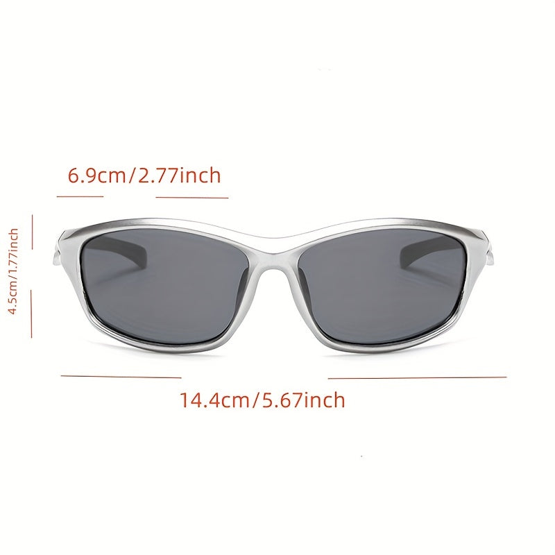 Men's Retro Mirror Lenses Sports Sunglasses for Outdoor Activities