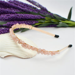 Rose Quartz Amethyst Mermaid Tiara Headband