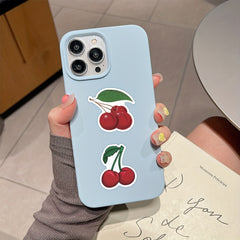 60pcs Cherry Vinyl Stickers Waterproof for Water Bottles Laptop Luggage Cup