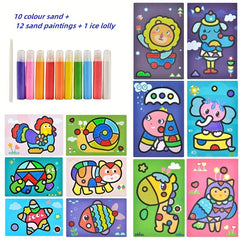 DIY Sand Painting Set for Kids, Parent-child Educational Art Toy