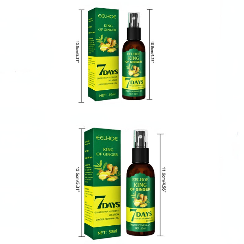 30ML 50ML Ginger Hair Care Spray Dense Hair Prevention Repair Hair Liquid