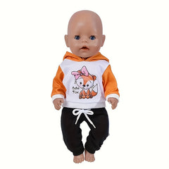 5 Cute Animal Pattern Doll Outfits for 18in Dolls - Birthday Set
