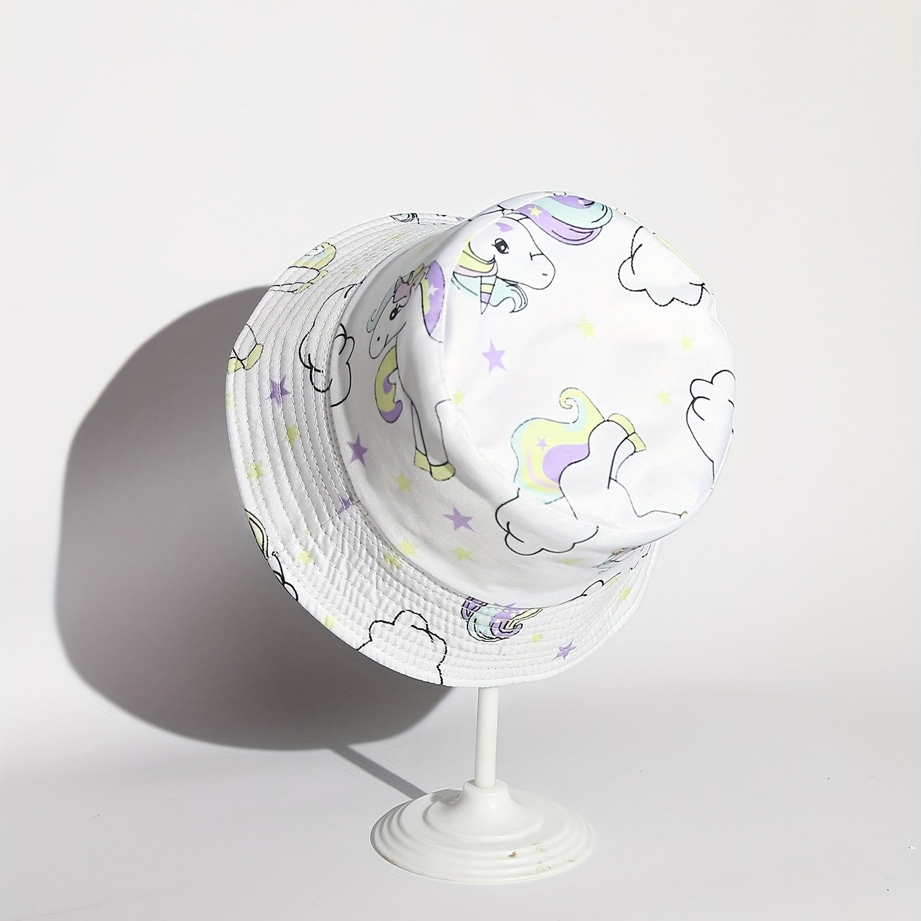 Unicorn Print Sun Protection Fisherman Hat