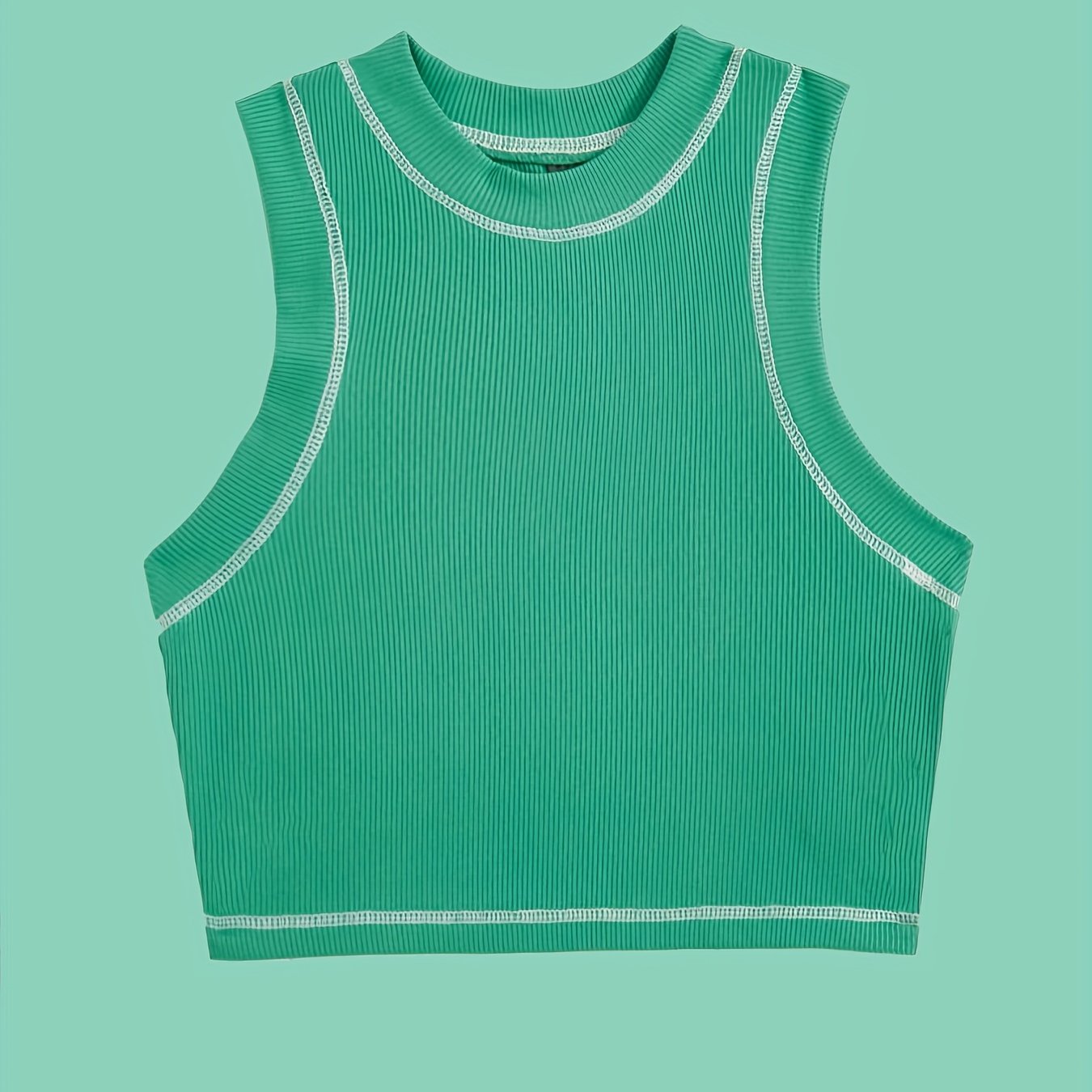 Women's Solid Tank Top Sleeveless Casual Summer Wear
