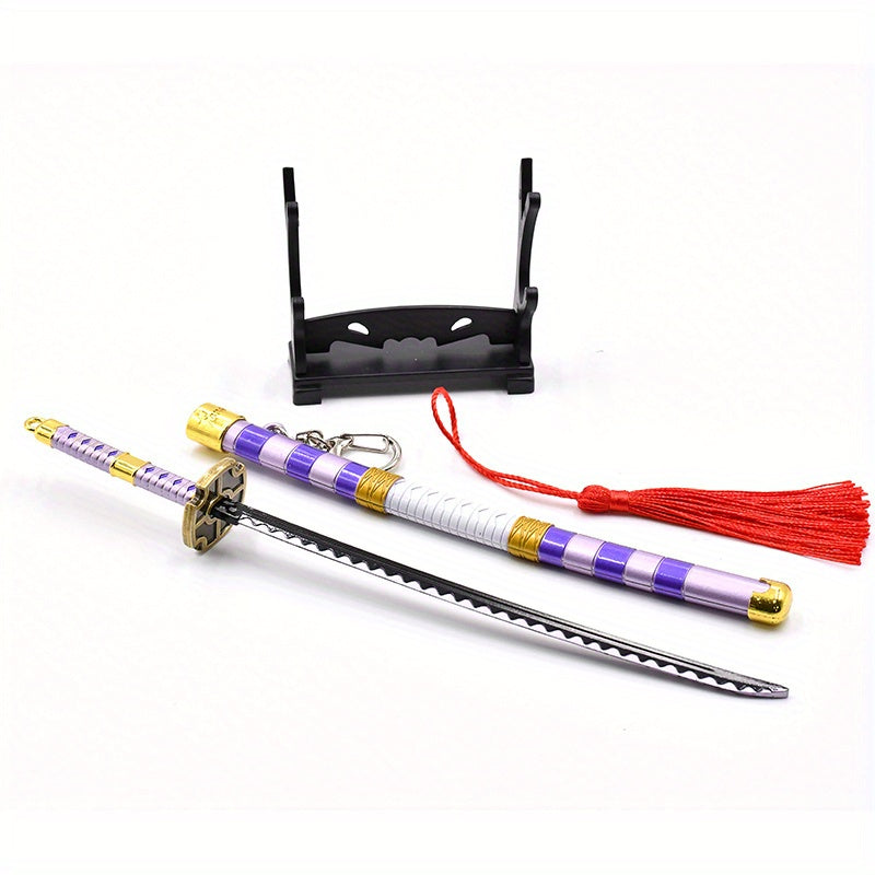 Anime Character Alloy Weapon Toy Metal Sword Mold Uncut Birthday Gift