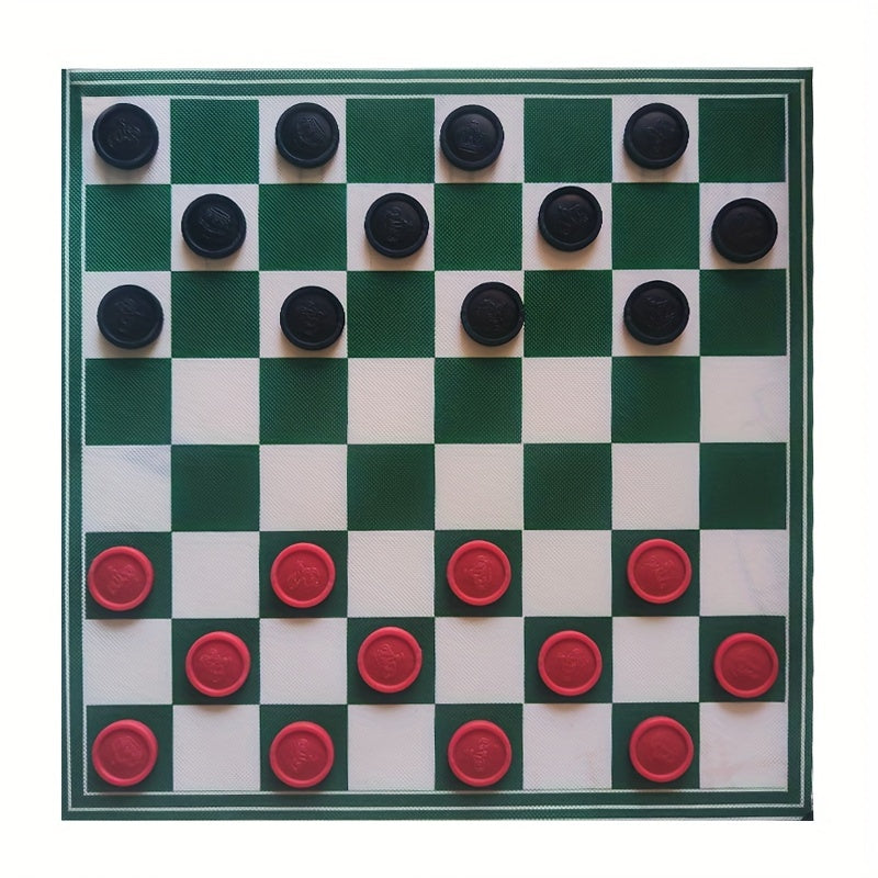 Checkerboard Game For Boys And Girls Interlocking Checkers&Backgammon