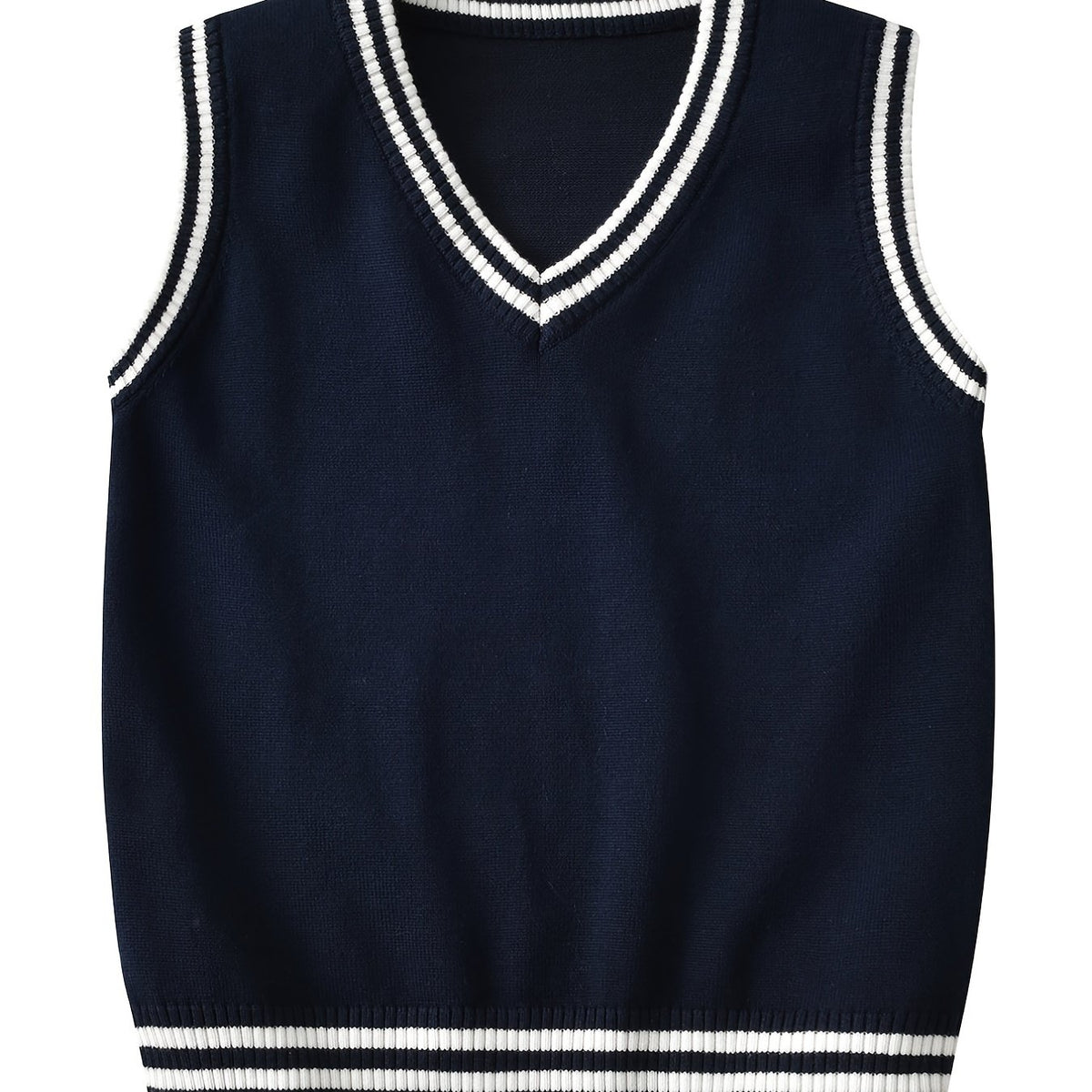 Kids V Neck Sweater Vest Boys Girls