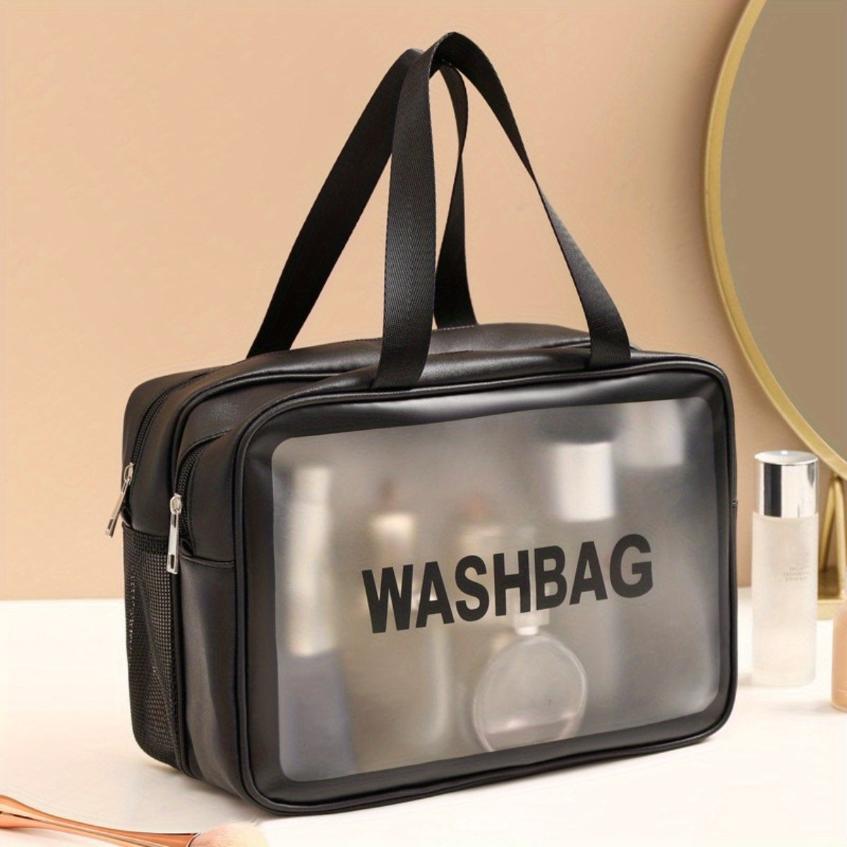 Large Capacity Cosmetics Storage Bag Travel Portable Makeup Pouch Waterproof