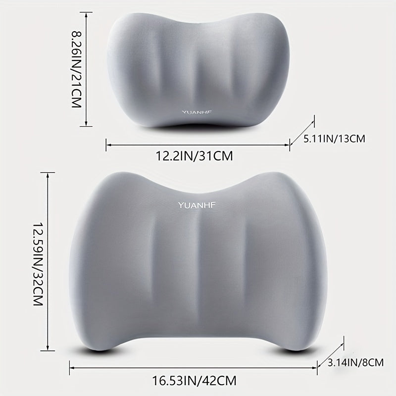 Memory Foam Car Neck Pillow Waist Cushion Neck Protection Pillow