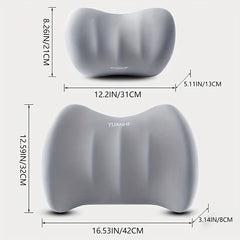 Memory Foam Car Neck Pillow Waist Cushion Neck Protection Pillow