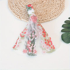 Lace Flower Patterned Headband Bohemian Style Lace Elastic Hair Band