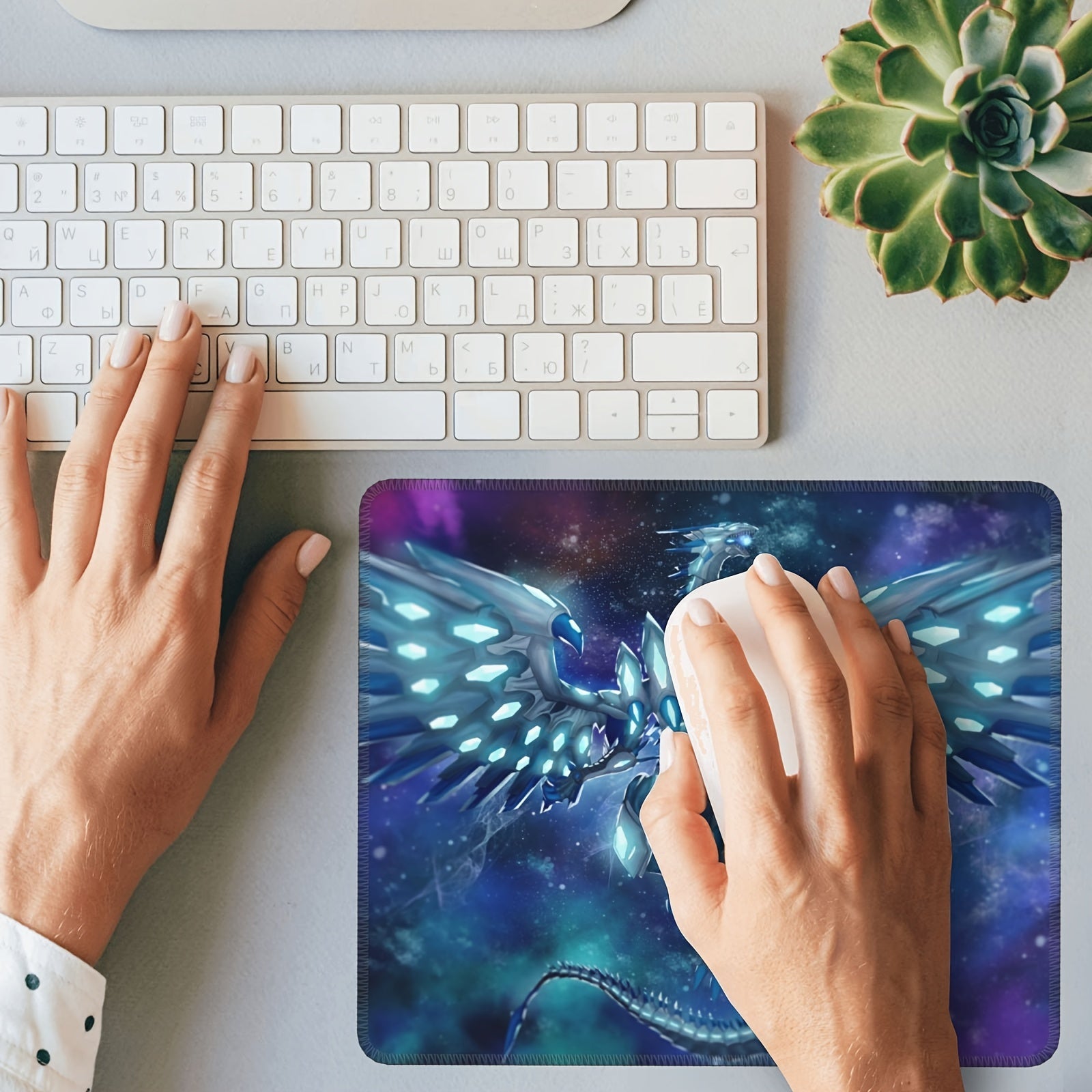 Creative Style Desktop Mouse Pad for Office and Home Use