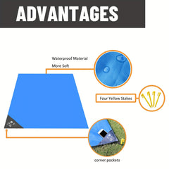 Waterproof Picnic Mat Portable Lightweight Beach Blanket