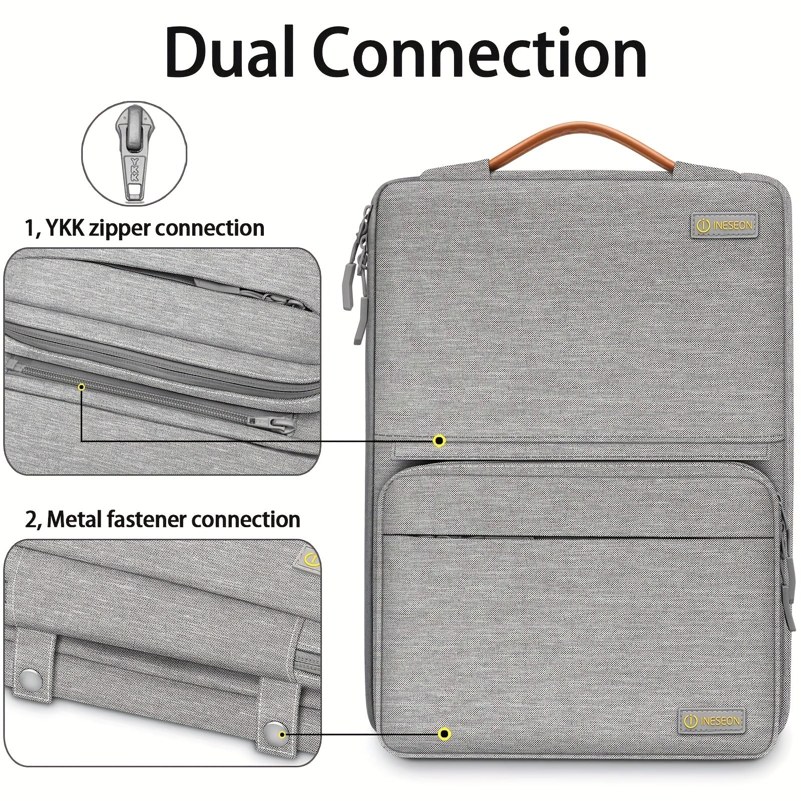 Portable Waterproof Laptop Bag 33-56 cm with Pouch