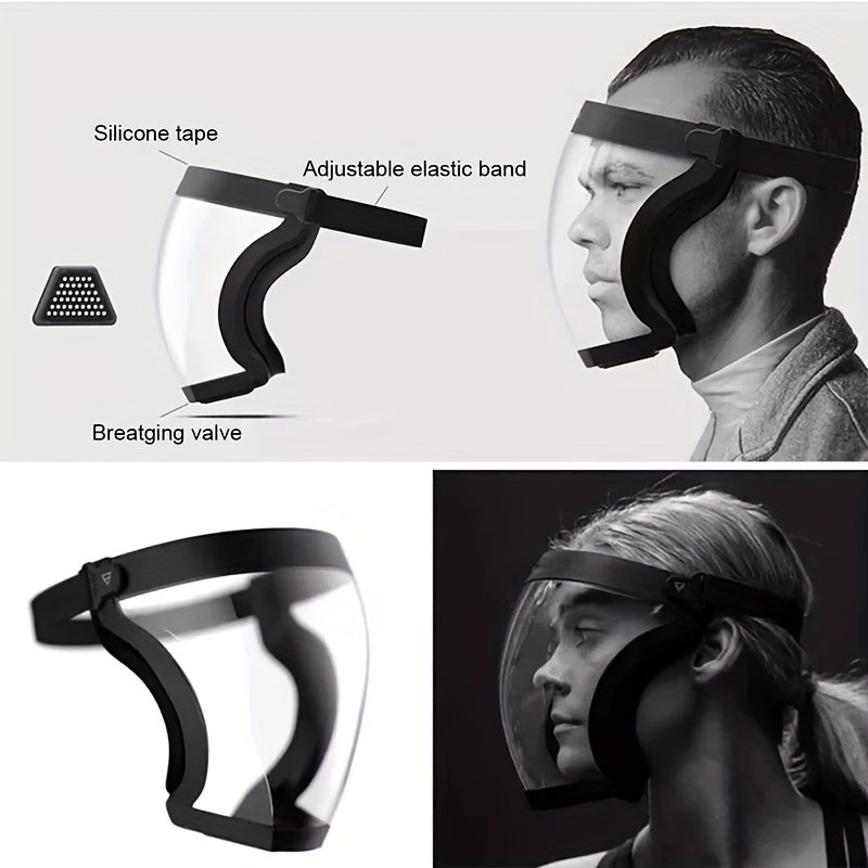 Transparent Safety Shield Kitchen Tools Splash Full Face Shield