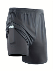 Men's Quick Dry Running Shorts With Pockets