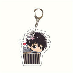 Cartoon Keychain Pendant Anime Figure Key Chain Pendant Bag Accessories