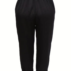  Women's Solid Color Harem Pants