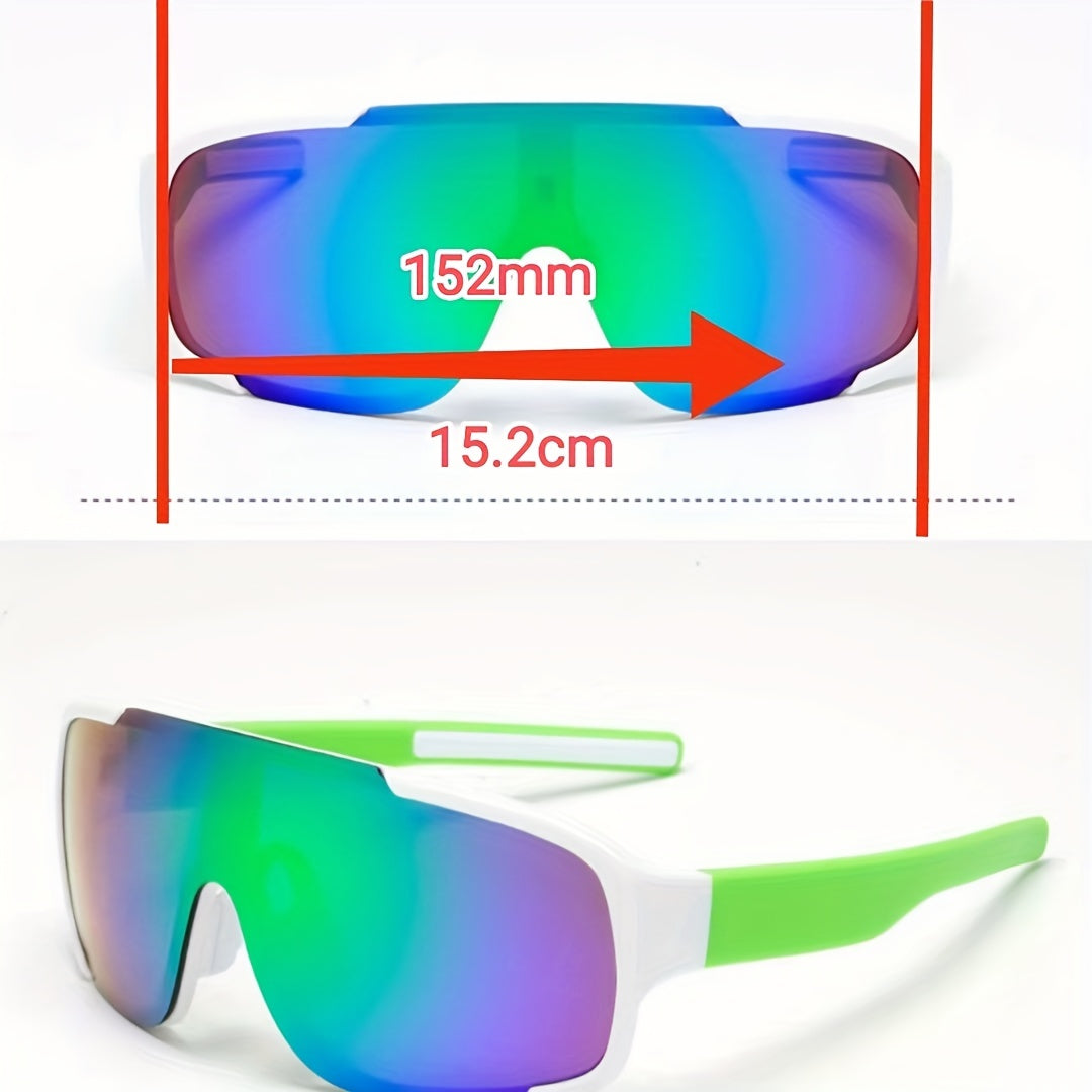 Men's Cycling Sunglasses Colorful Lens Sports Glasses With Box