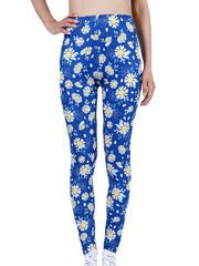 Women's Daisy Print Cropped Pants