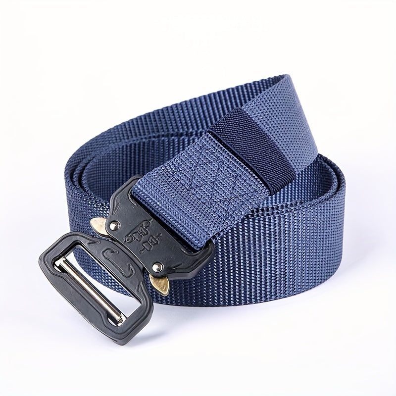 Men's Nylon Leather Canvas Pants Belt Extended Leather Belt