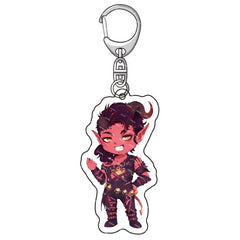 Anime Baldur's Gate 3 Figures Cosplay Keychains Fans Christmas