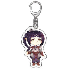 Anime Baldur's Gate 3 Figures Cosplay Keychains Fans Christmas