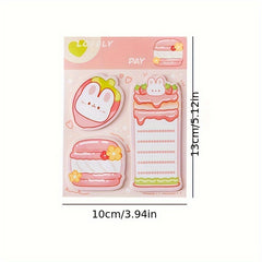 2pcs Cartoon Pet Sticky Notes Student Stationery Note Paper